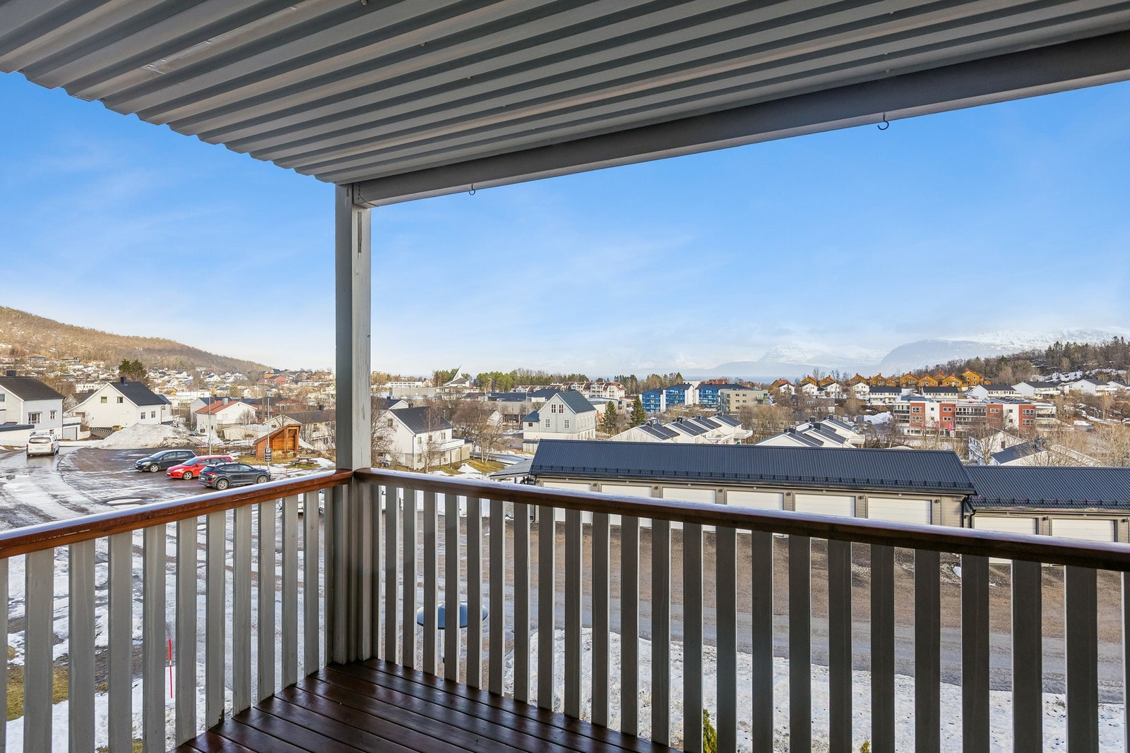 Herlig utsikt over området. Galleribilde