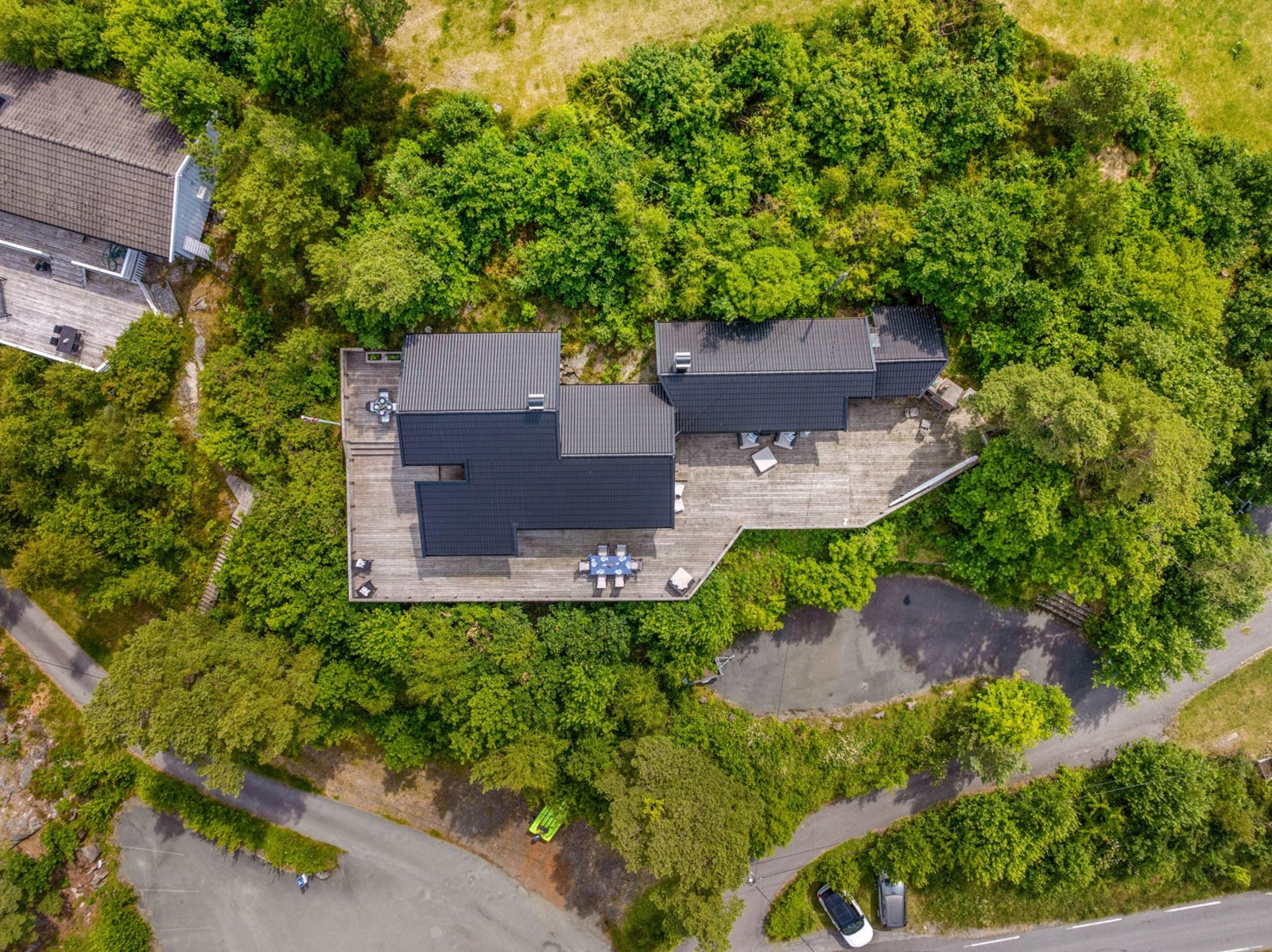 Dronefoto. Galleribilde