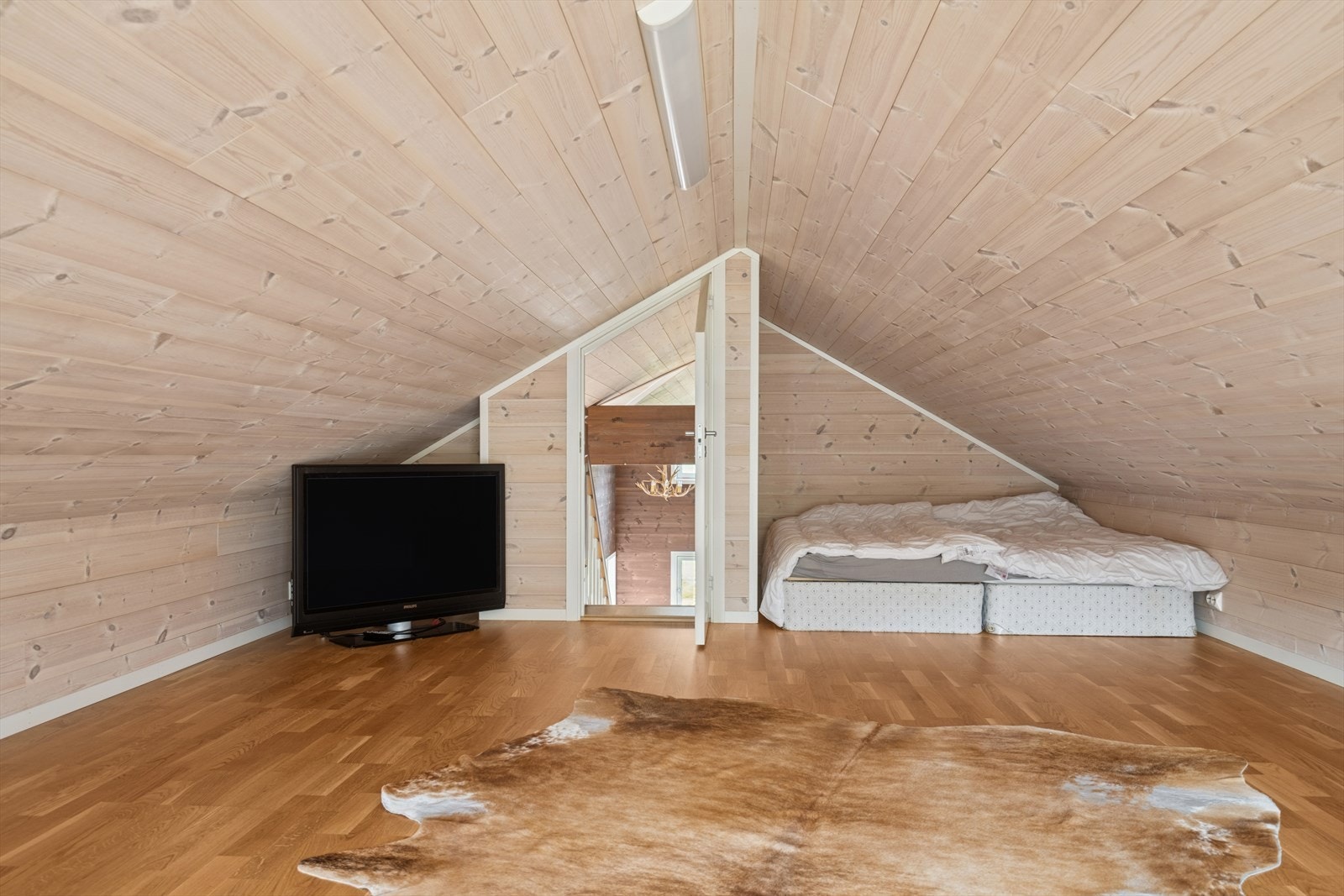 Her kan man få plass til ekstra senger - eller ekstra lagring. Galleribilde