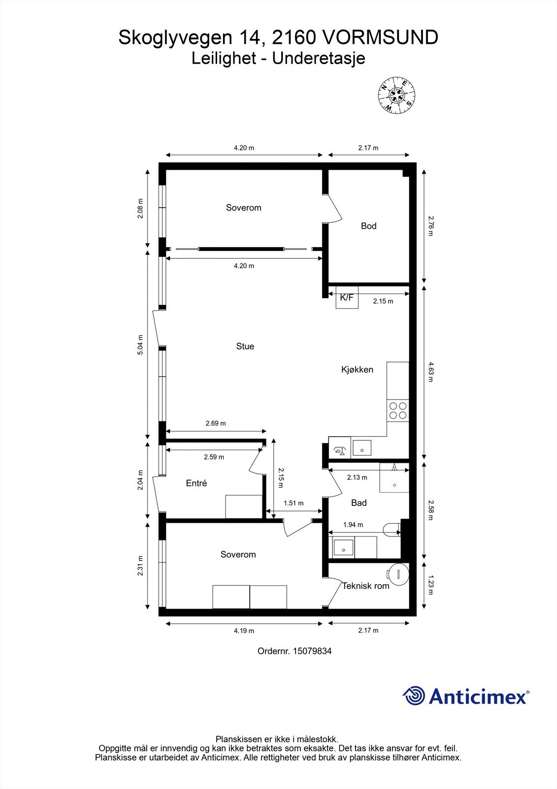 Plantegning - 1. etasje. Galleribilde