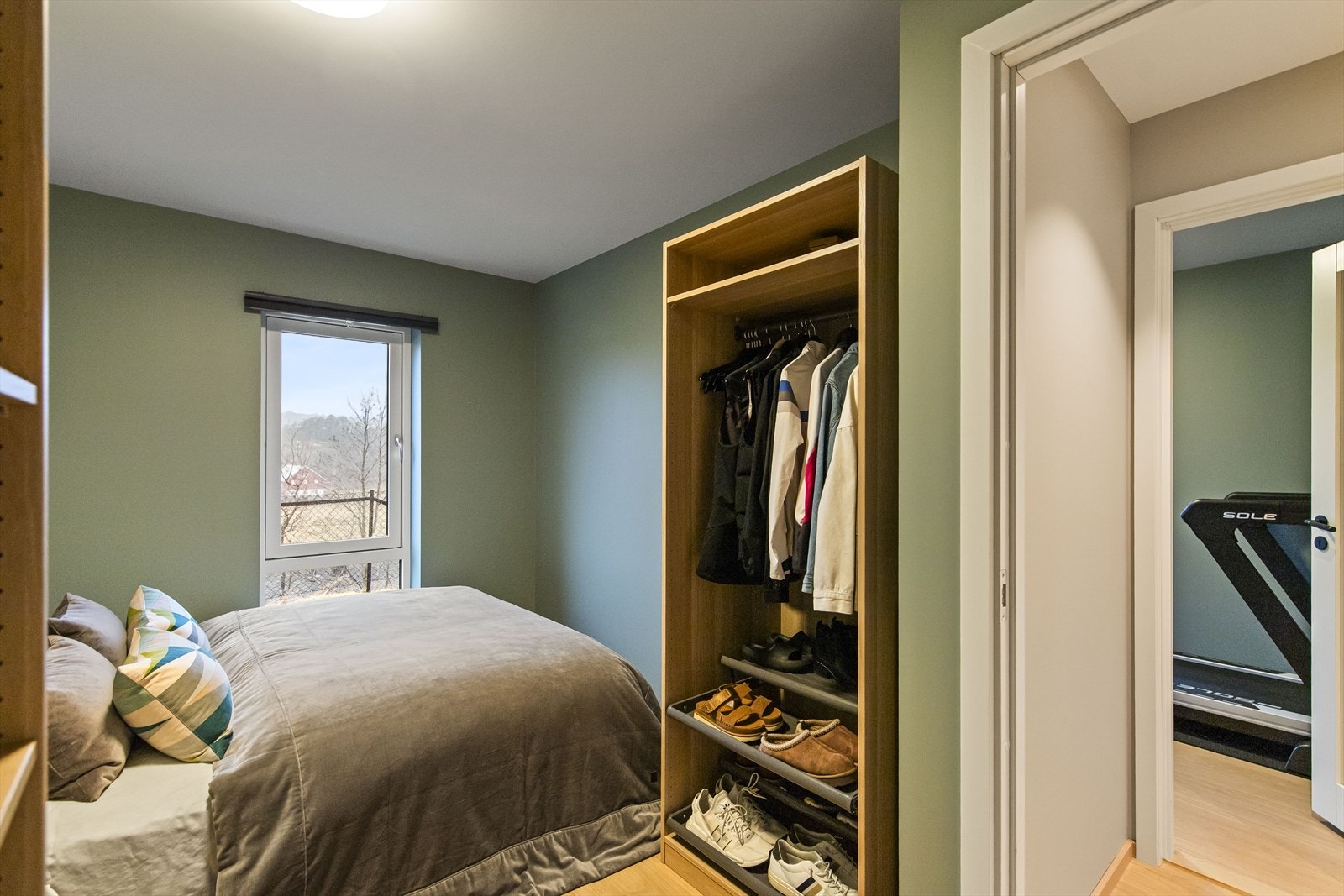 Videre finner du det tredje soverommet. Galleribilde