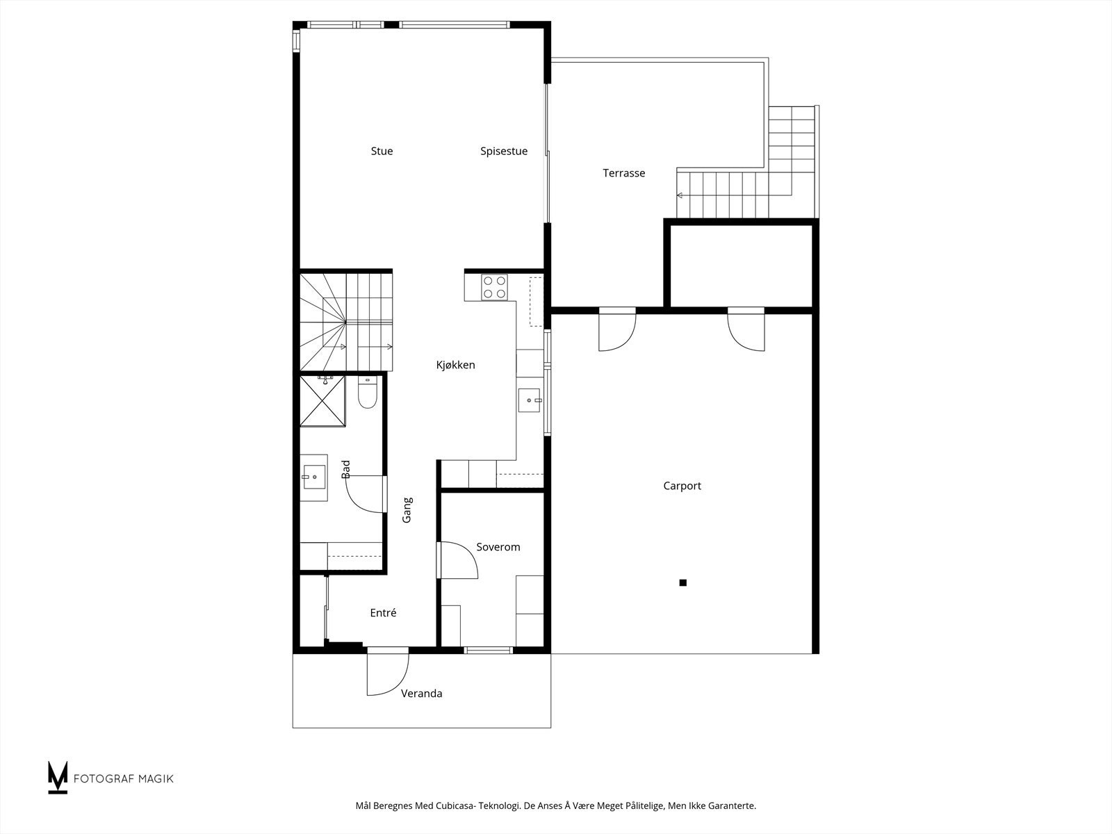 Plantegning - 1. etasje Galleribilde