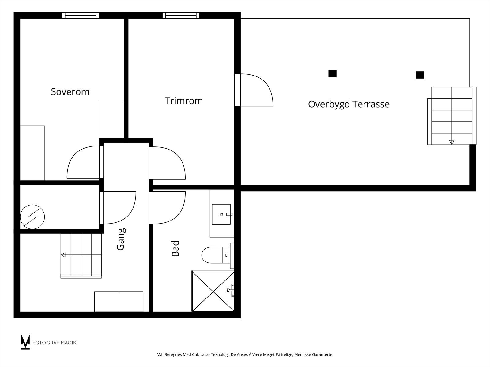 Plantegning - Underetasjen Galleribilde
