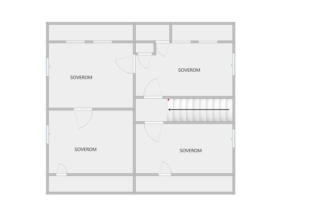Plantegning 2. etasje Galleribilde