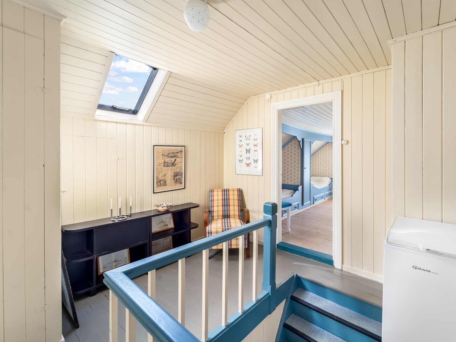 Loftsetasjen inneholder to soverom og baderom. Galleribilde