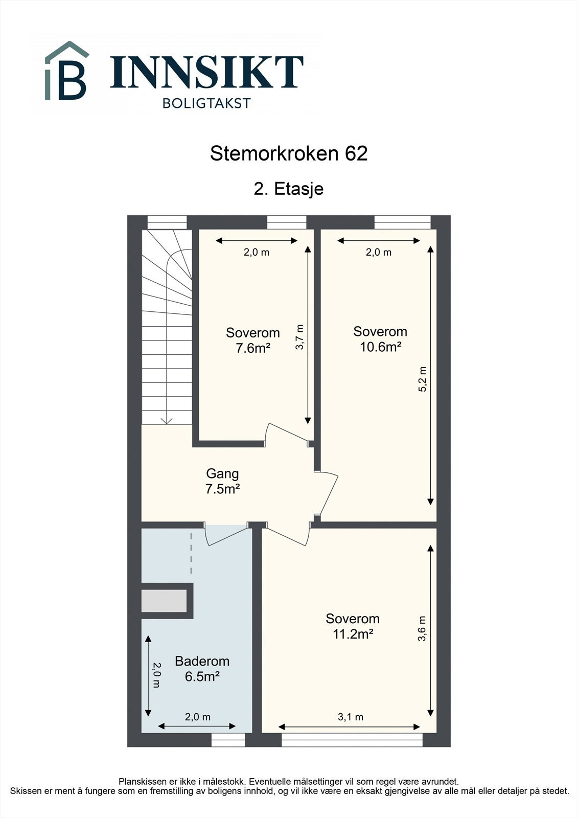 Planskisse Galleribilde