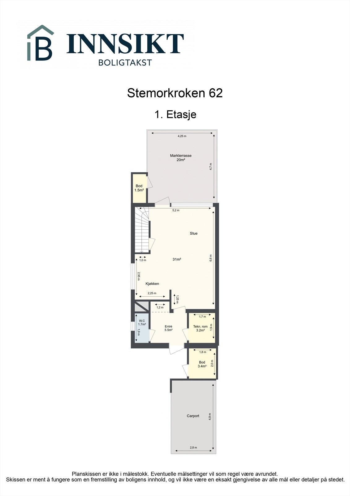 Planskisse Galleribilde