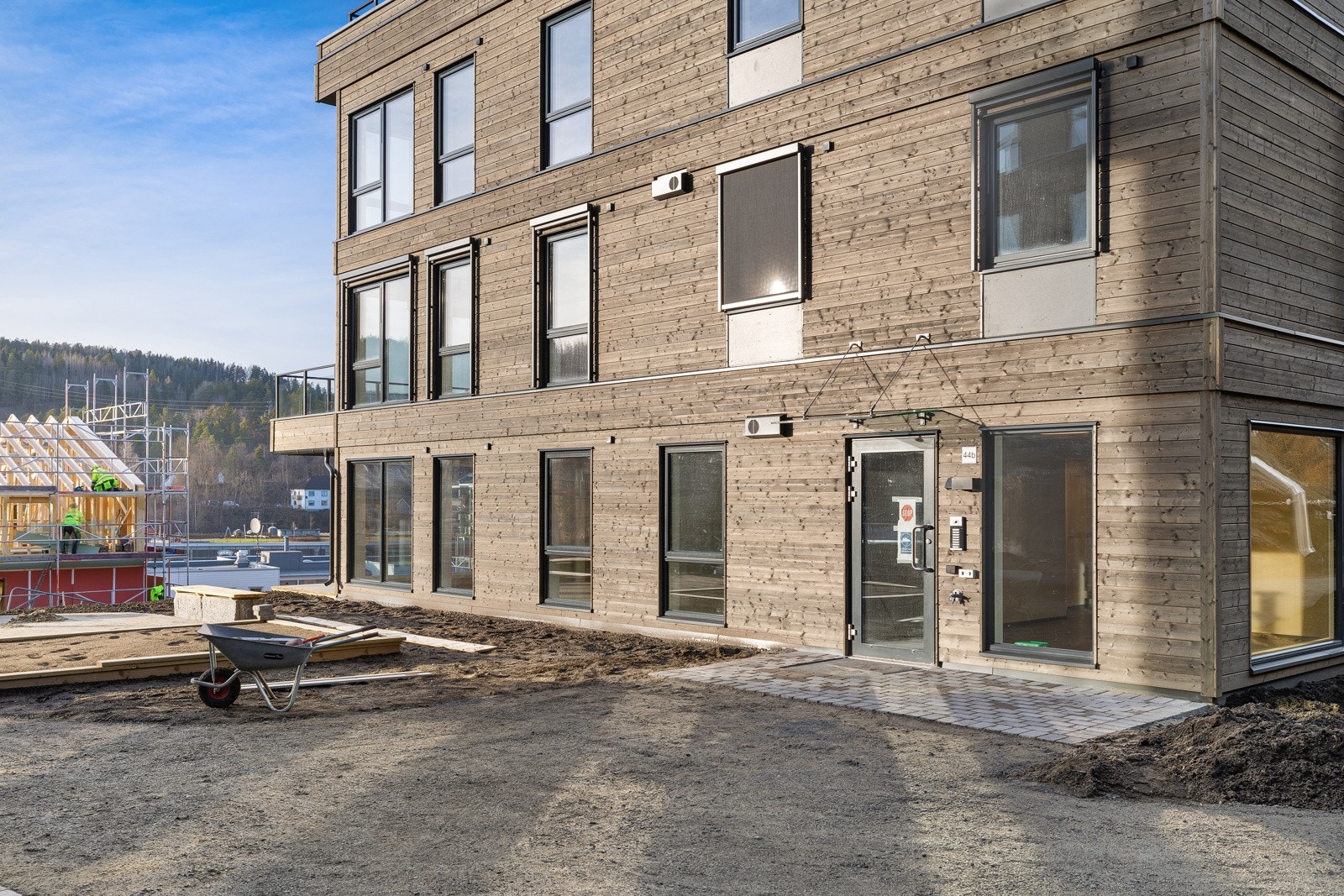 Inngangsparti inn til boligene Galleribilde