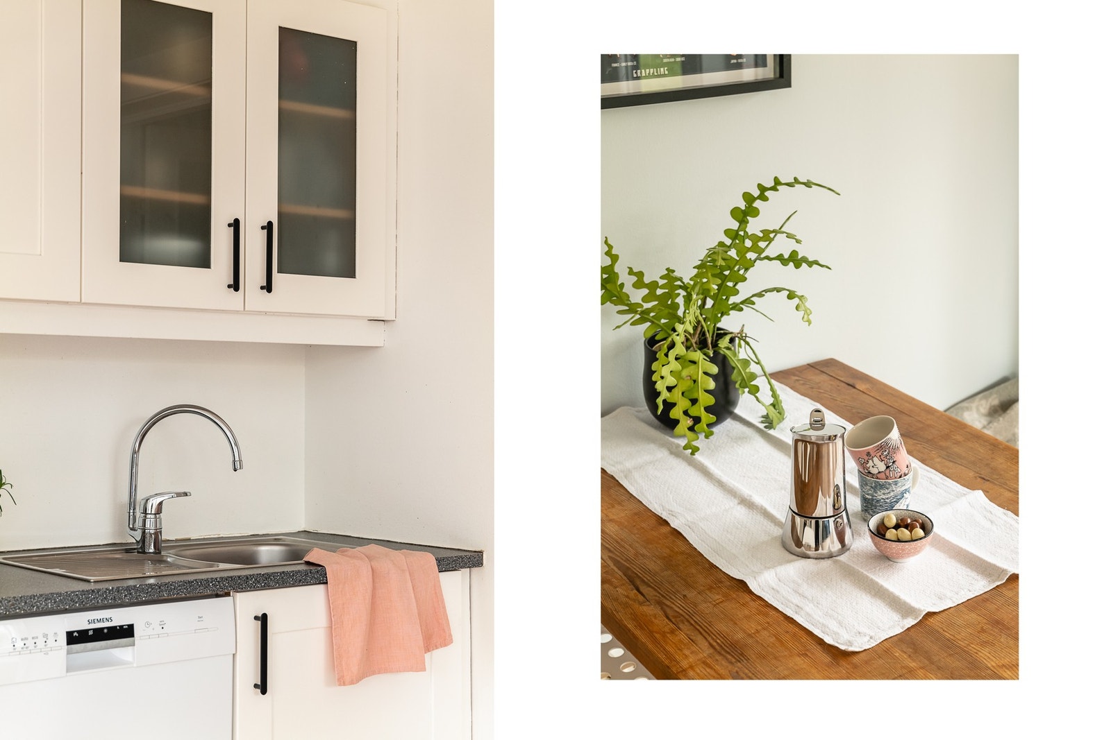 Gulvet i stuen og på kjøkkenet har behagelig vannbåren varme. Galleribilde