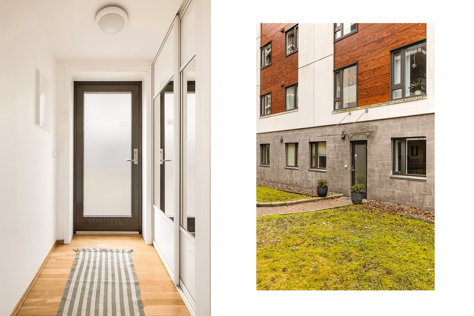 Det første som møter deg er en Entré på 2,2m² og her har en mulighet til å henge fra seg yttertøy. Galleribilde