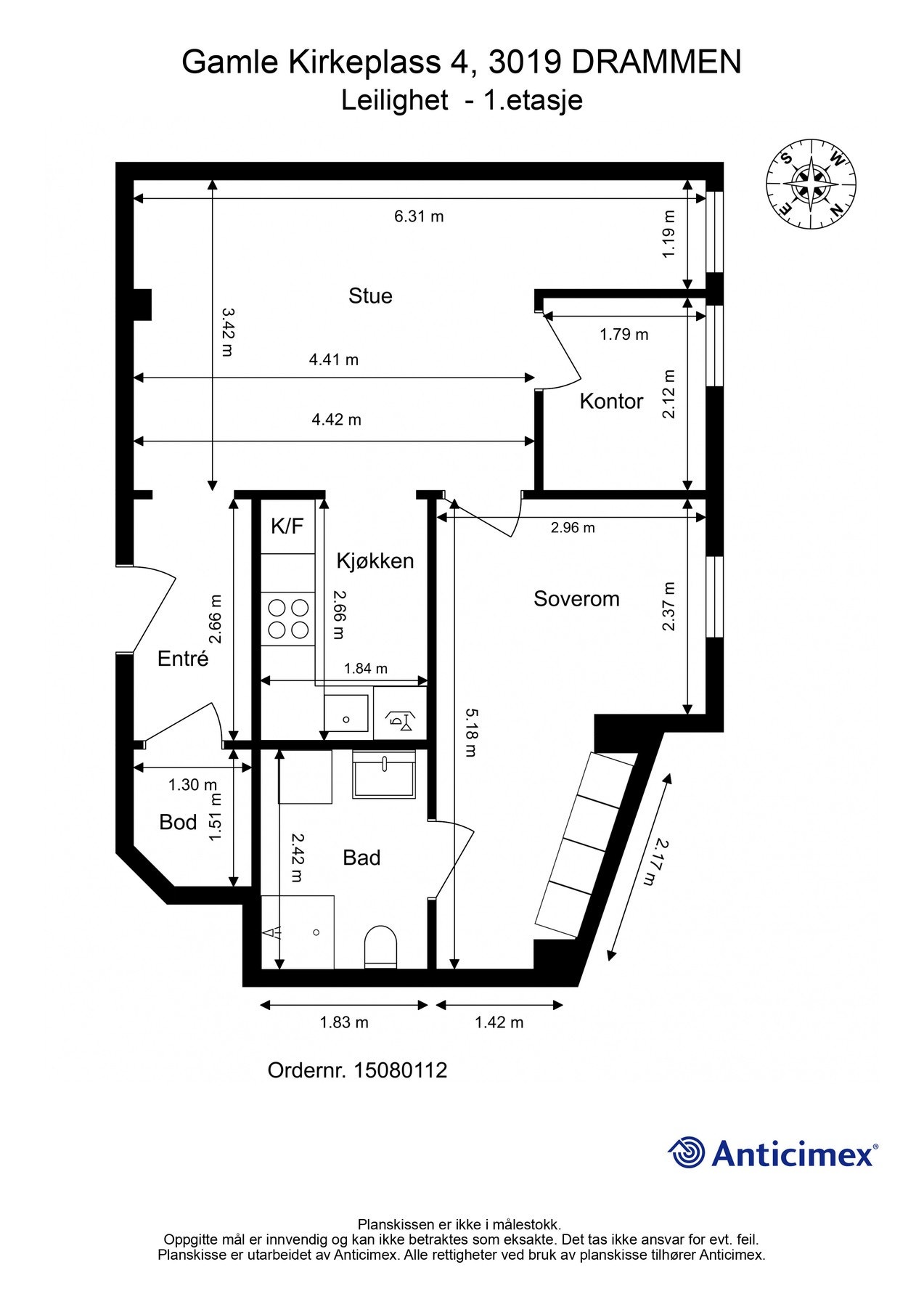 Plantegning Galleribilde
