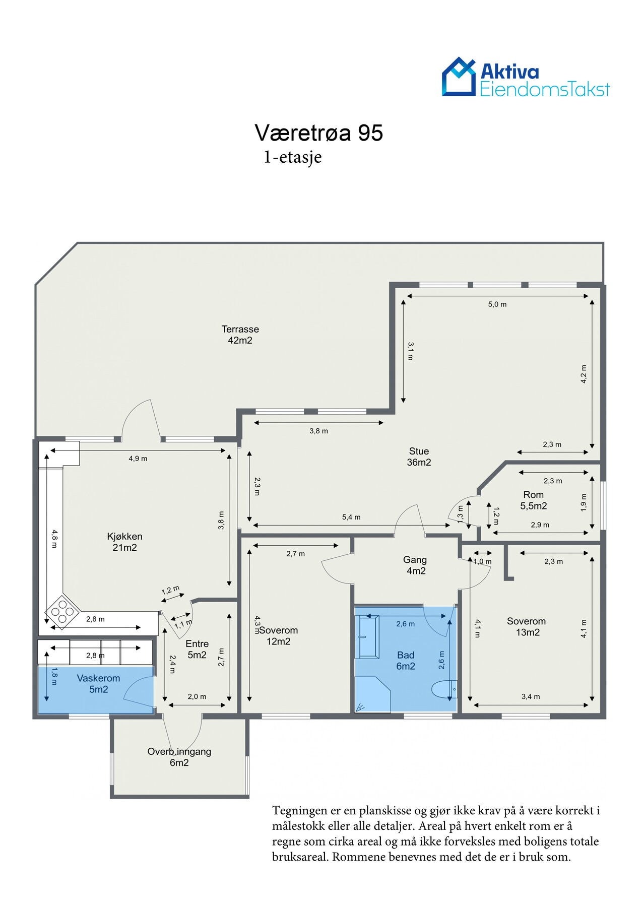 Plantegning 1. etasje. Galleribilde