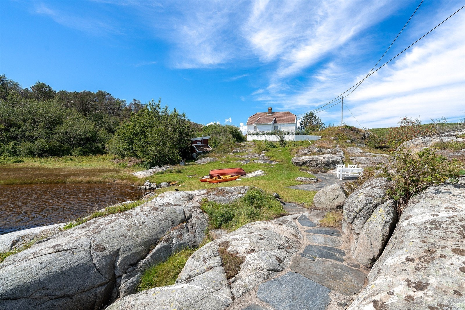 Bildet er tatt fra annekset. Galleribilde