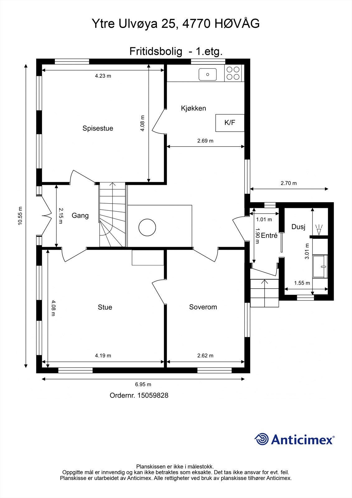 Plantegning 1. etasje. Galleribilde