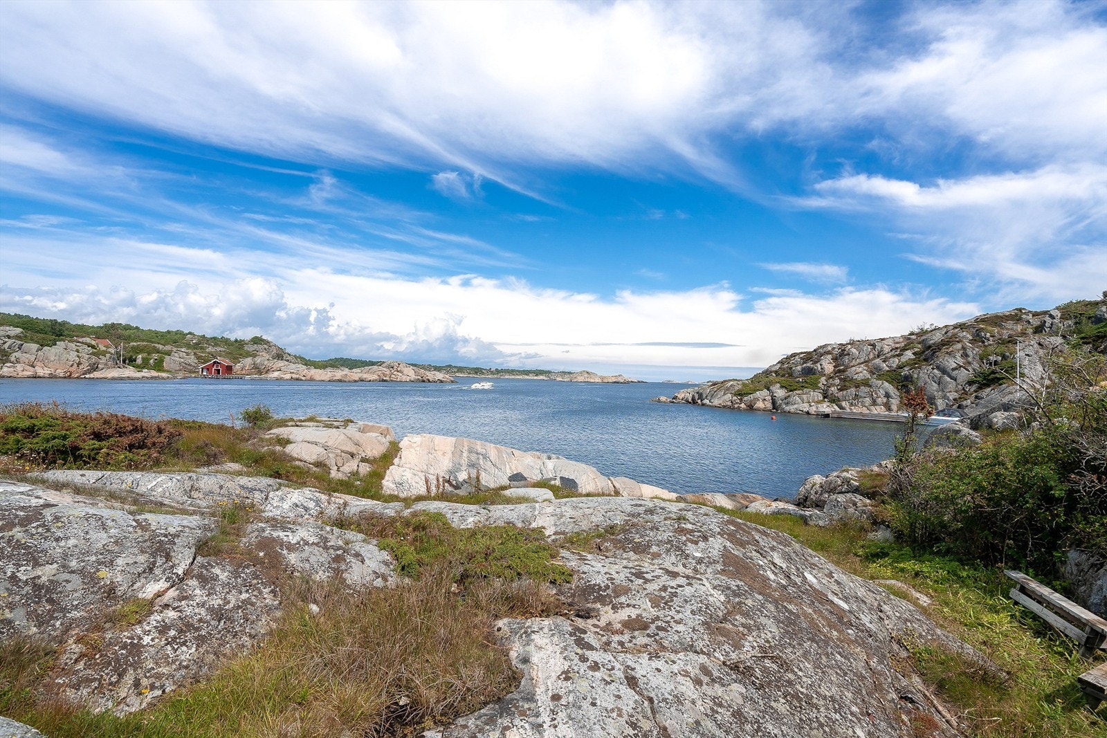 Utsikten fra eiendommen. Galleribilde