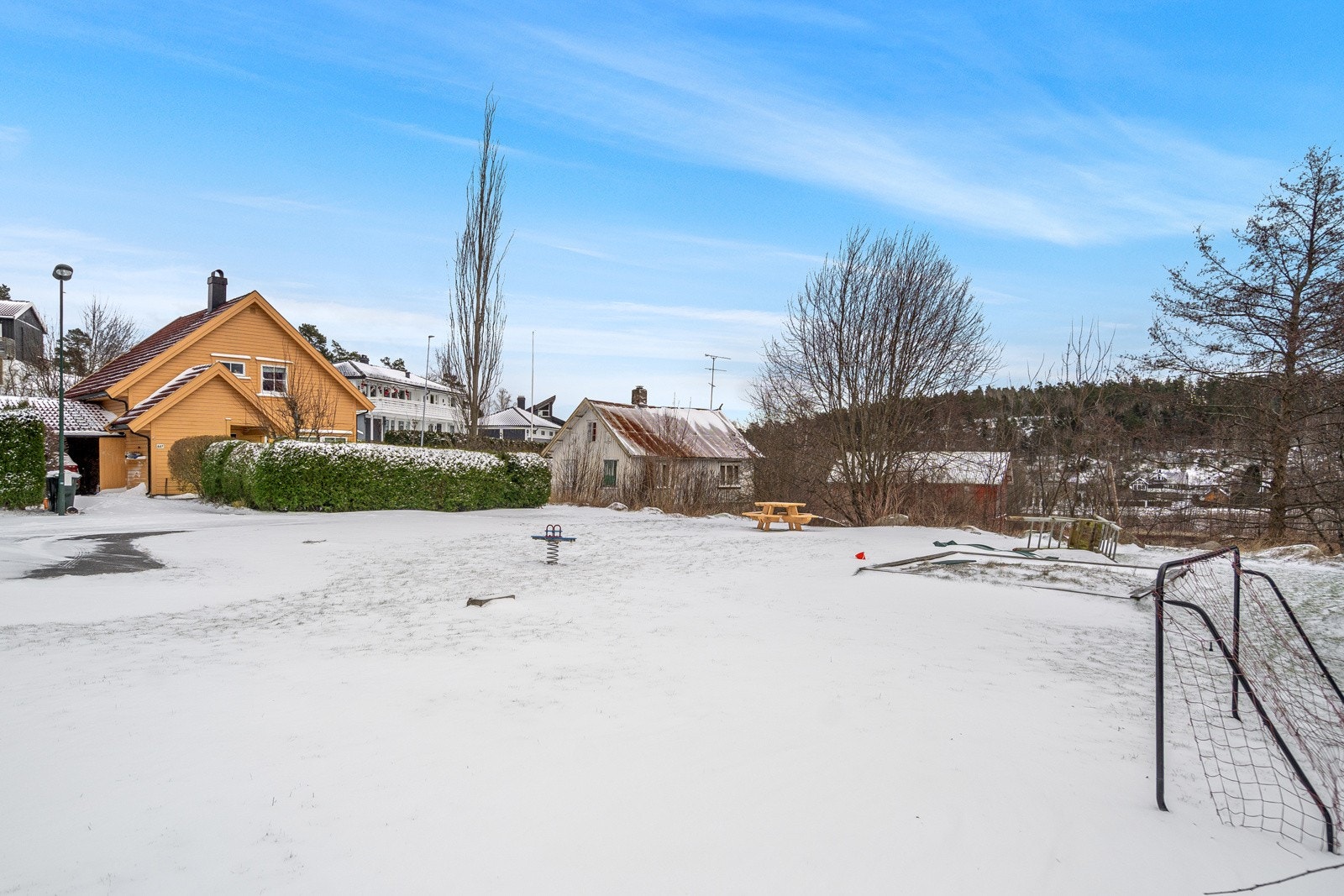 Områdebilde av lekeplassen like ved Galleribilde