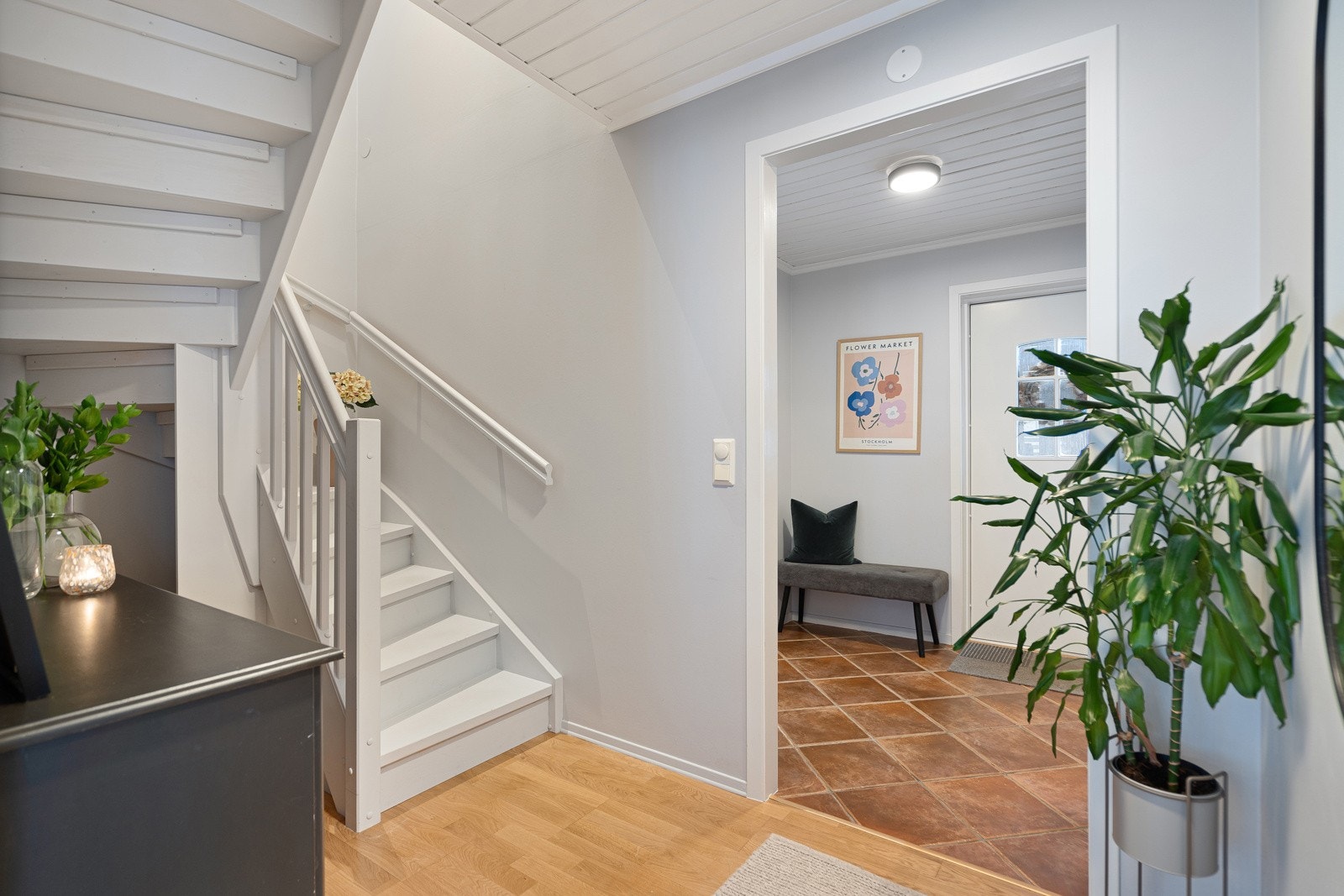 Trappegang; trappen ble pusset opp i 2023 Galleribilde