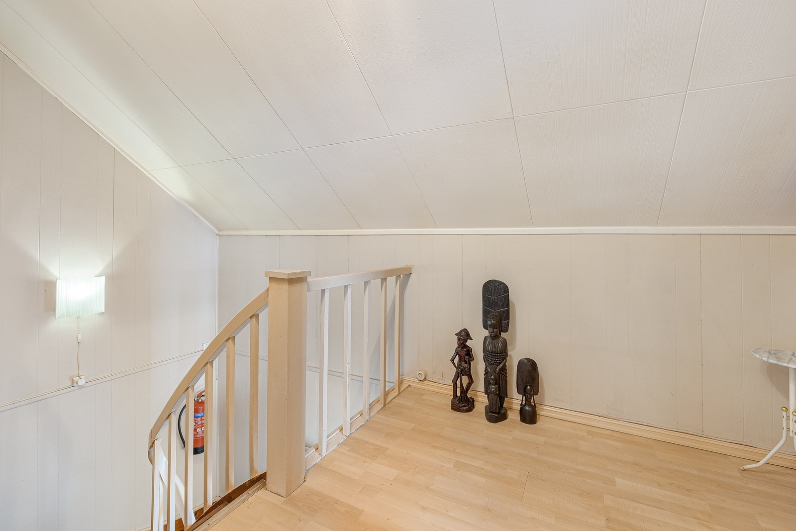 Trappegangen i andre etasje leder til boligens soveavdeling. Galleribilde