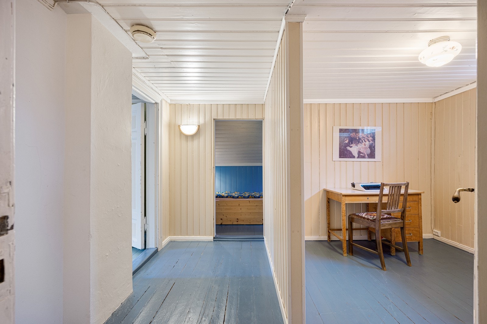 Gang nr. 2 er todelt - hvilket gir bedre møbleringsfrihet. Galleribilde