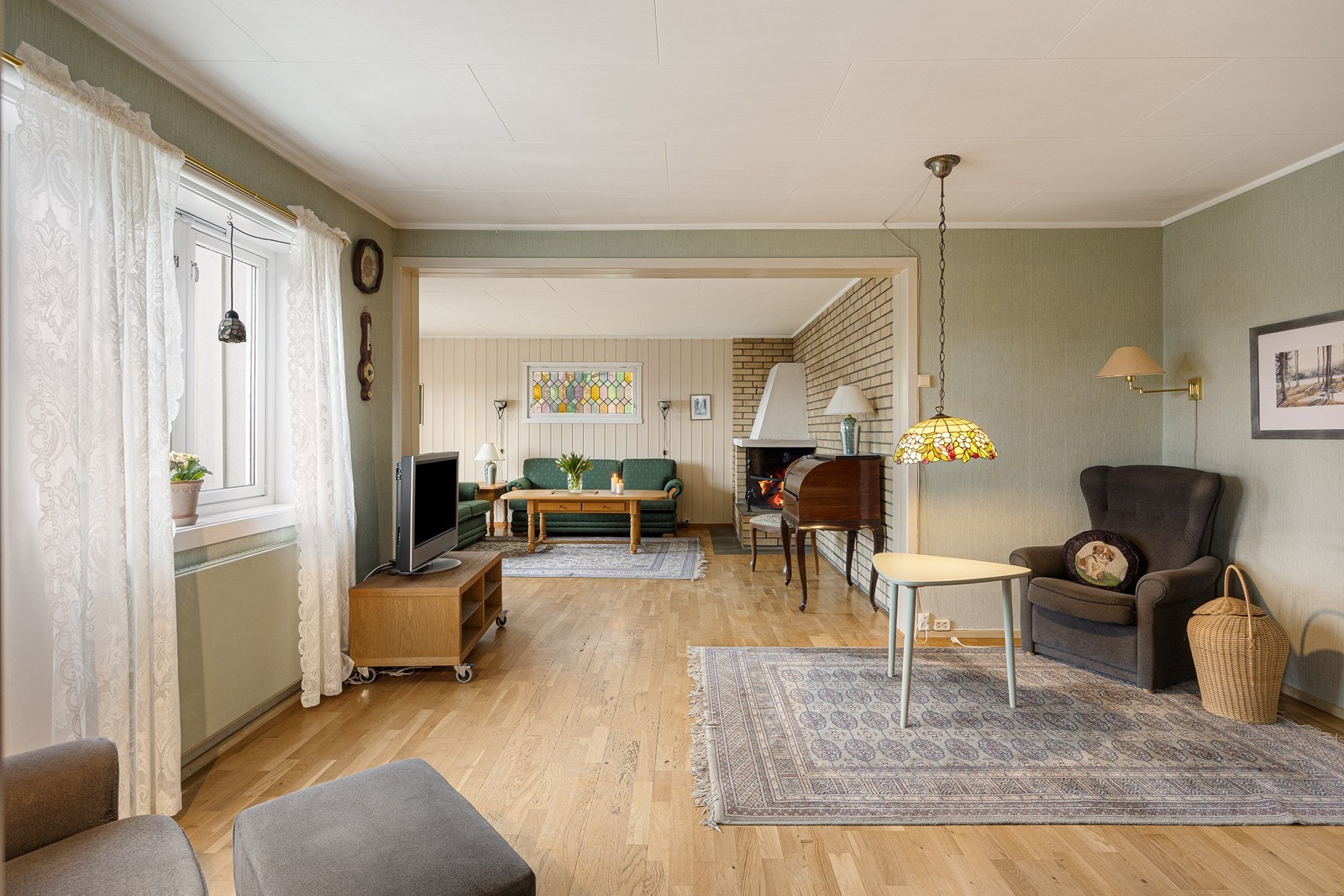 Hovedstuen er romslig og tiltalende. Galleribilde