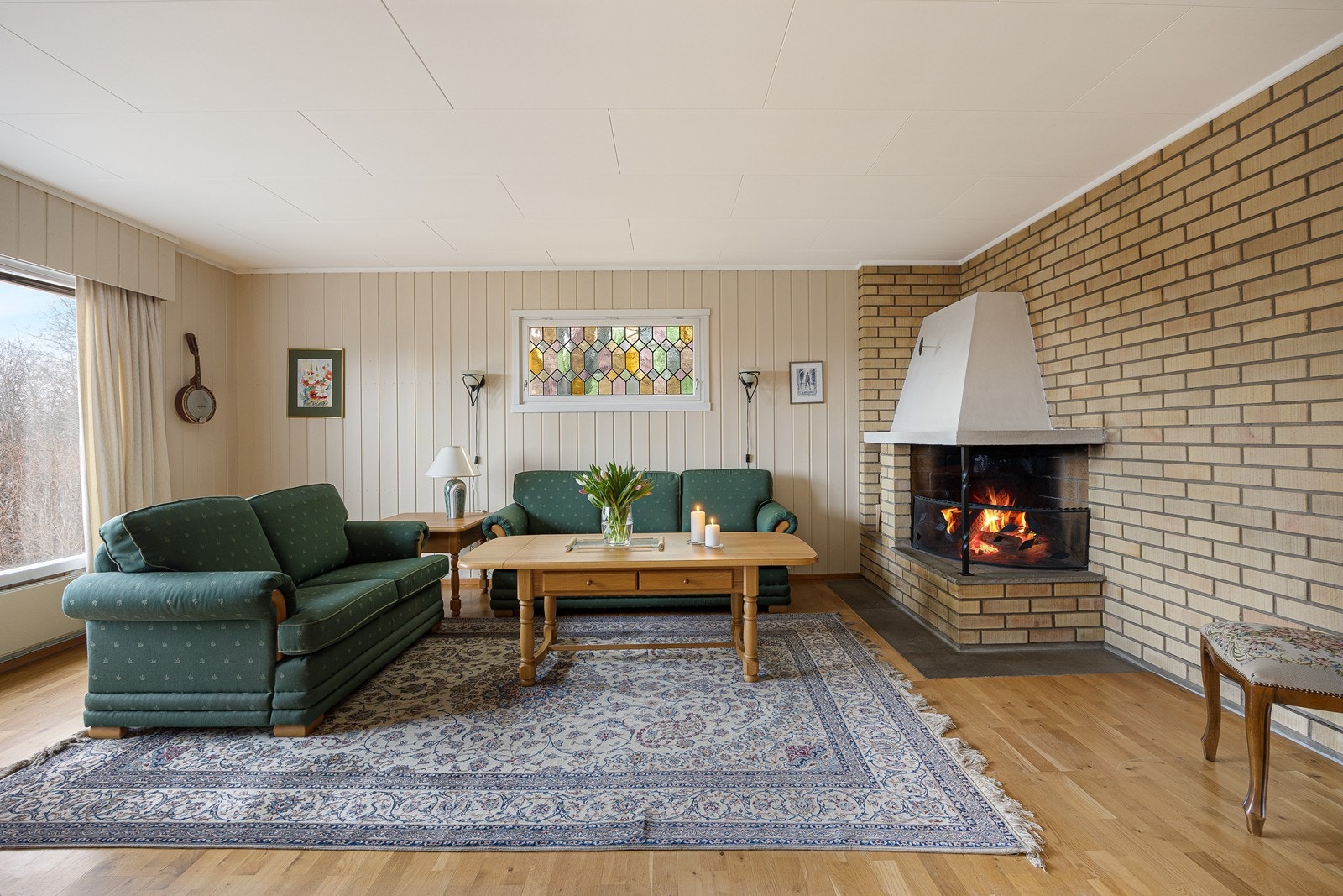 En åpen gruepeis sørger for ekstra hygge og varme. Galleribilde