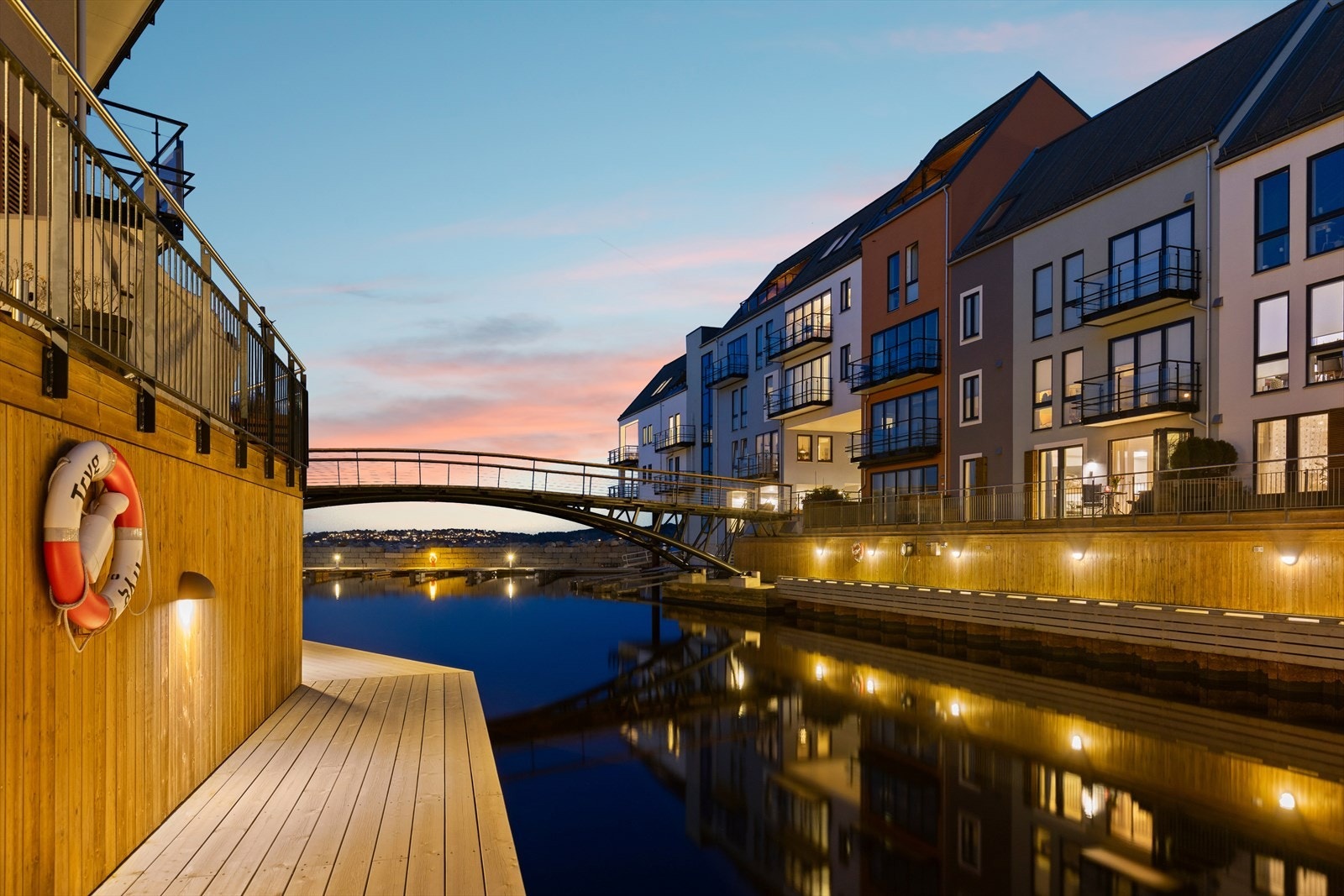 Gangbroer knytter de ulike delene av området sammen. Galleribilde