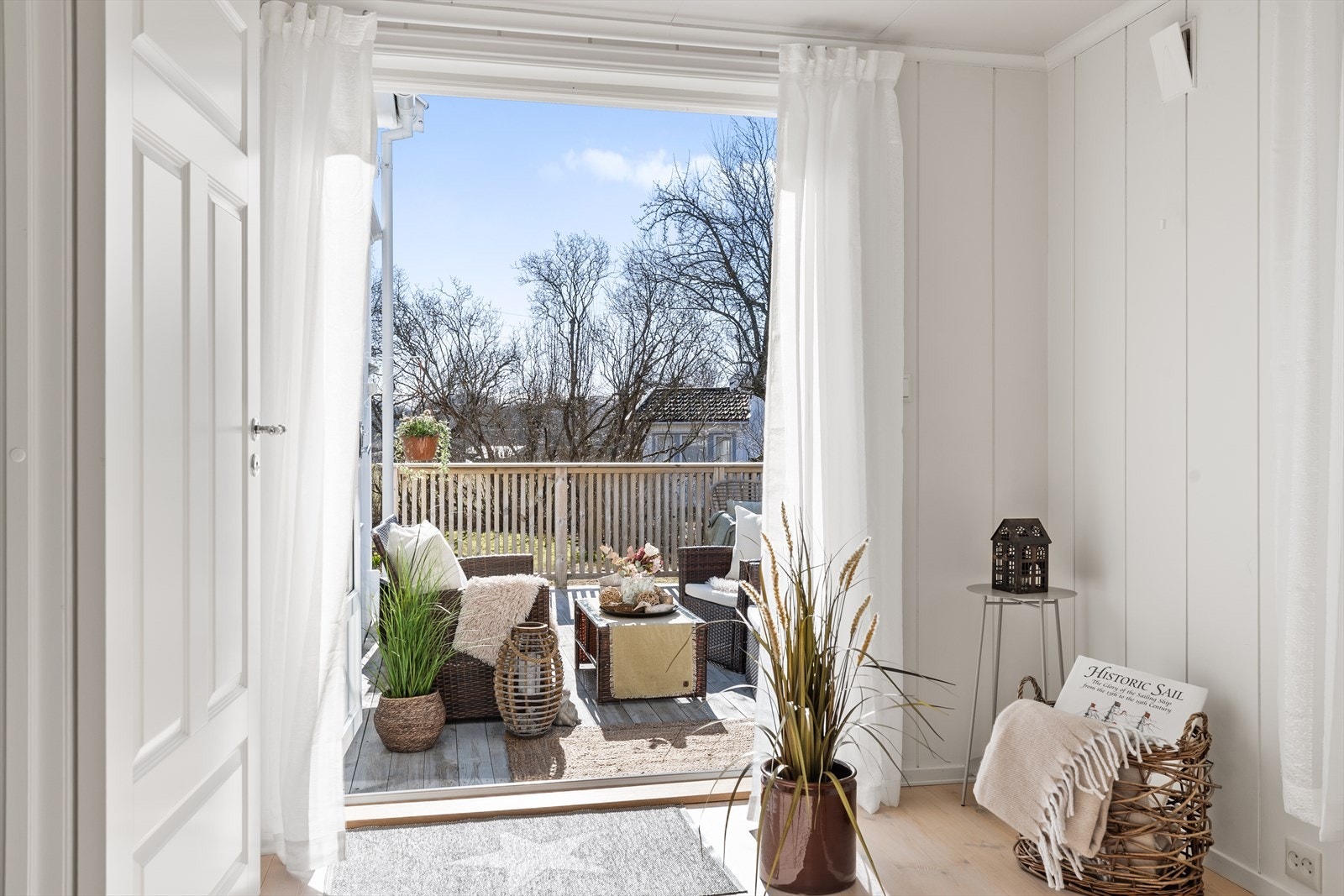 Fra stue nr 2 er det utgang til terrassen. Galleribilde