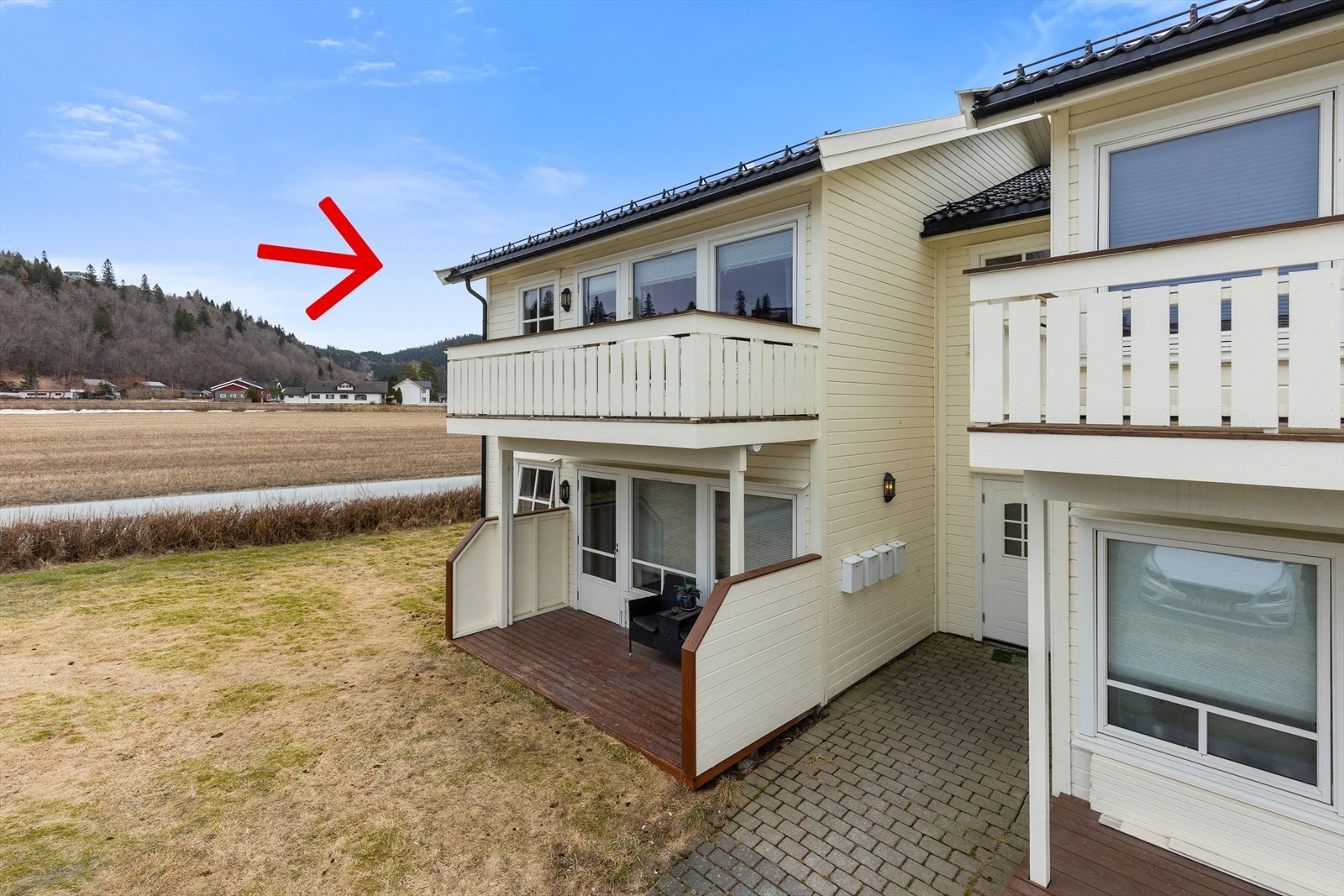 Leiligheten har en attraktiv beliggenhet i et rolig og sentrumsnært område Galleribilde