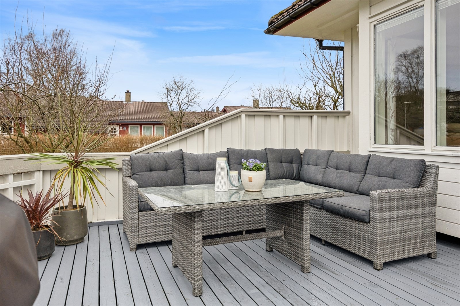 Her ligger alt til rette for gode utedager og lek i trygge omgivelser. Galleribilde