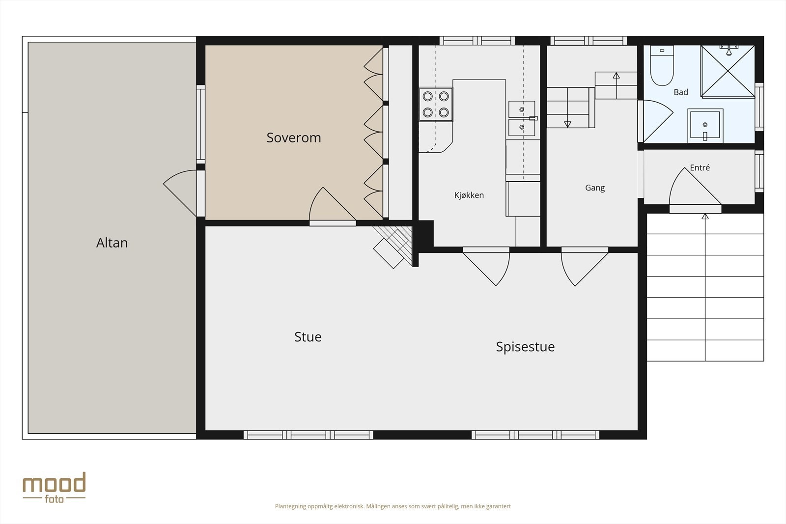 Plantegning 1 etasje. Galleribilde