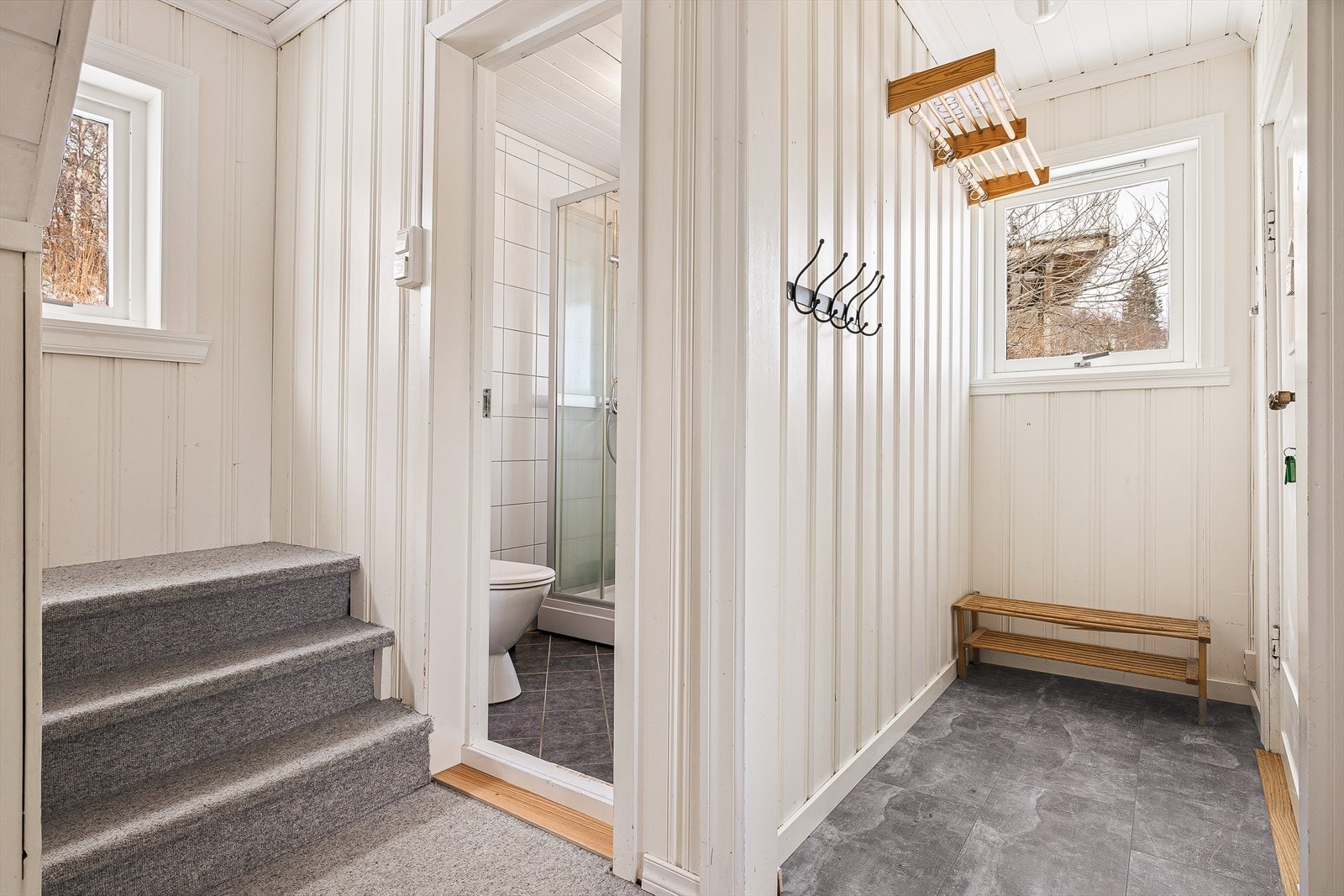 Vi tar turen opp en etasje til loftet. Galleribilde