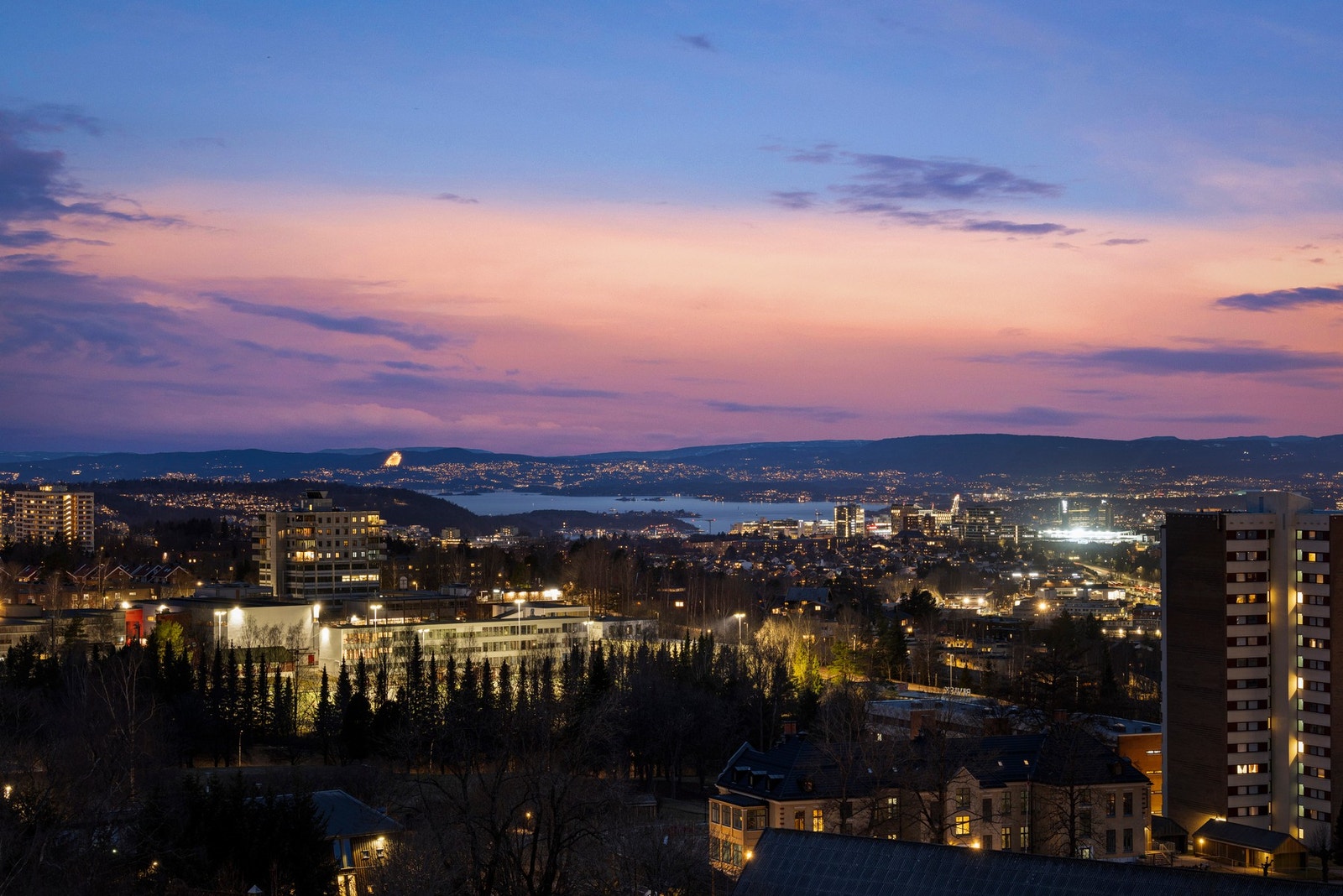 Fantastisk kveldsutsikt! Galleribilde