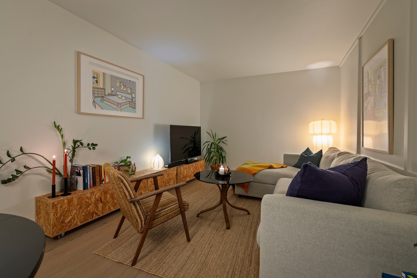 Lun kveldsstemning Galleribilde