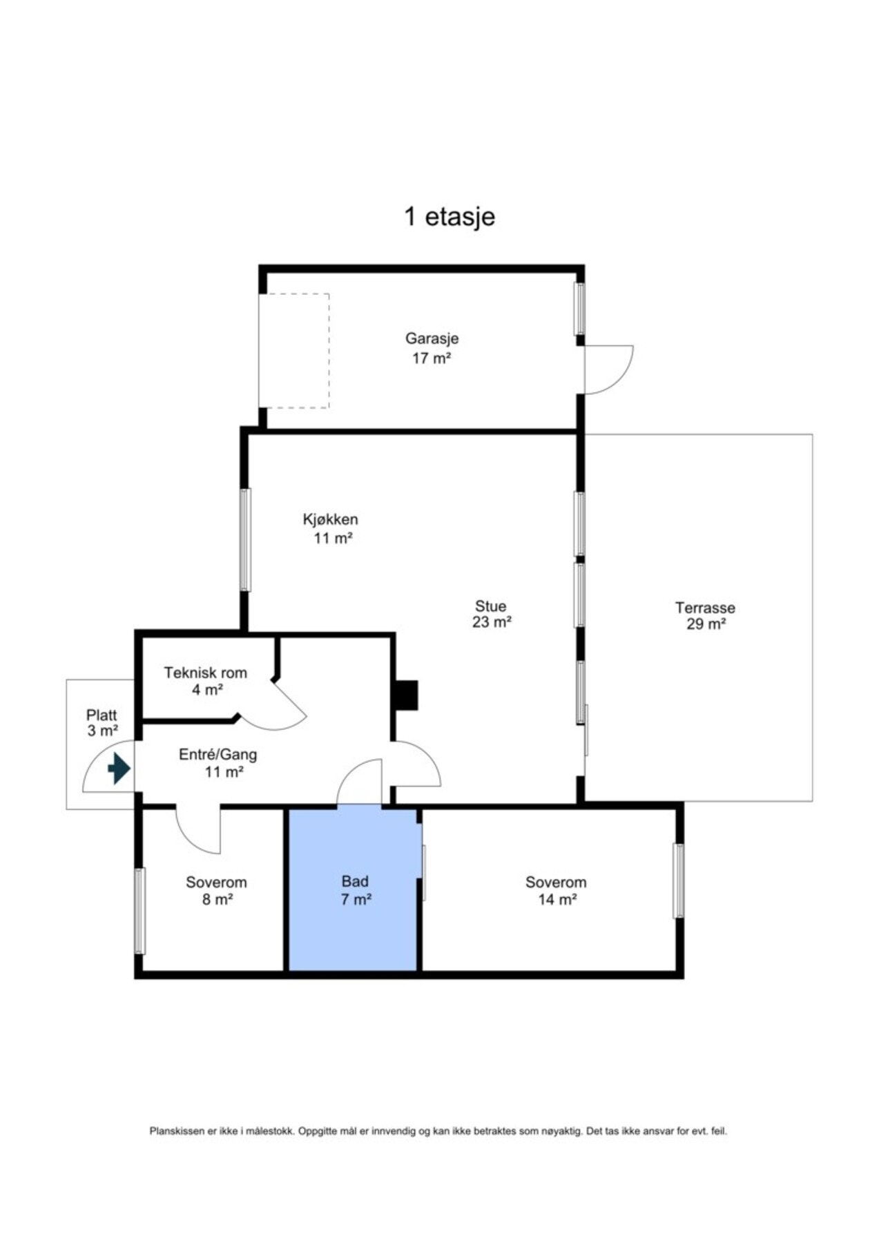 Plantegning Galleribilde