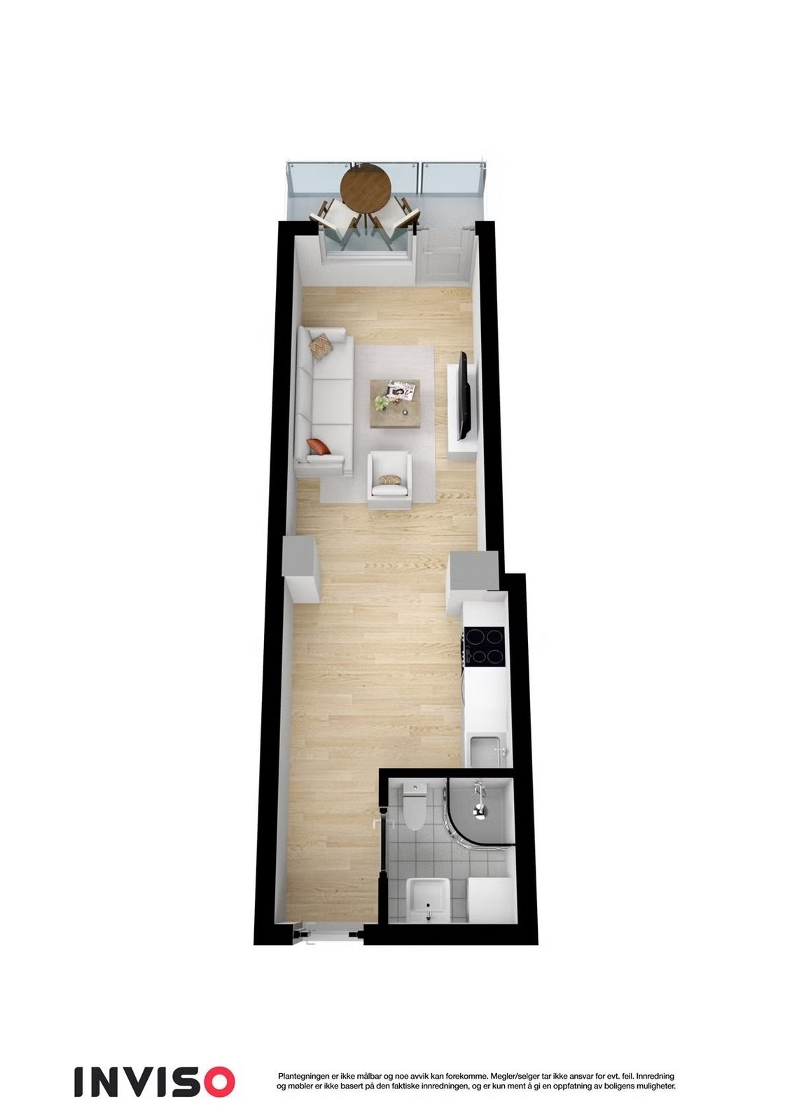 3D plantegning Galleribilde