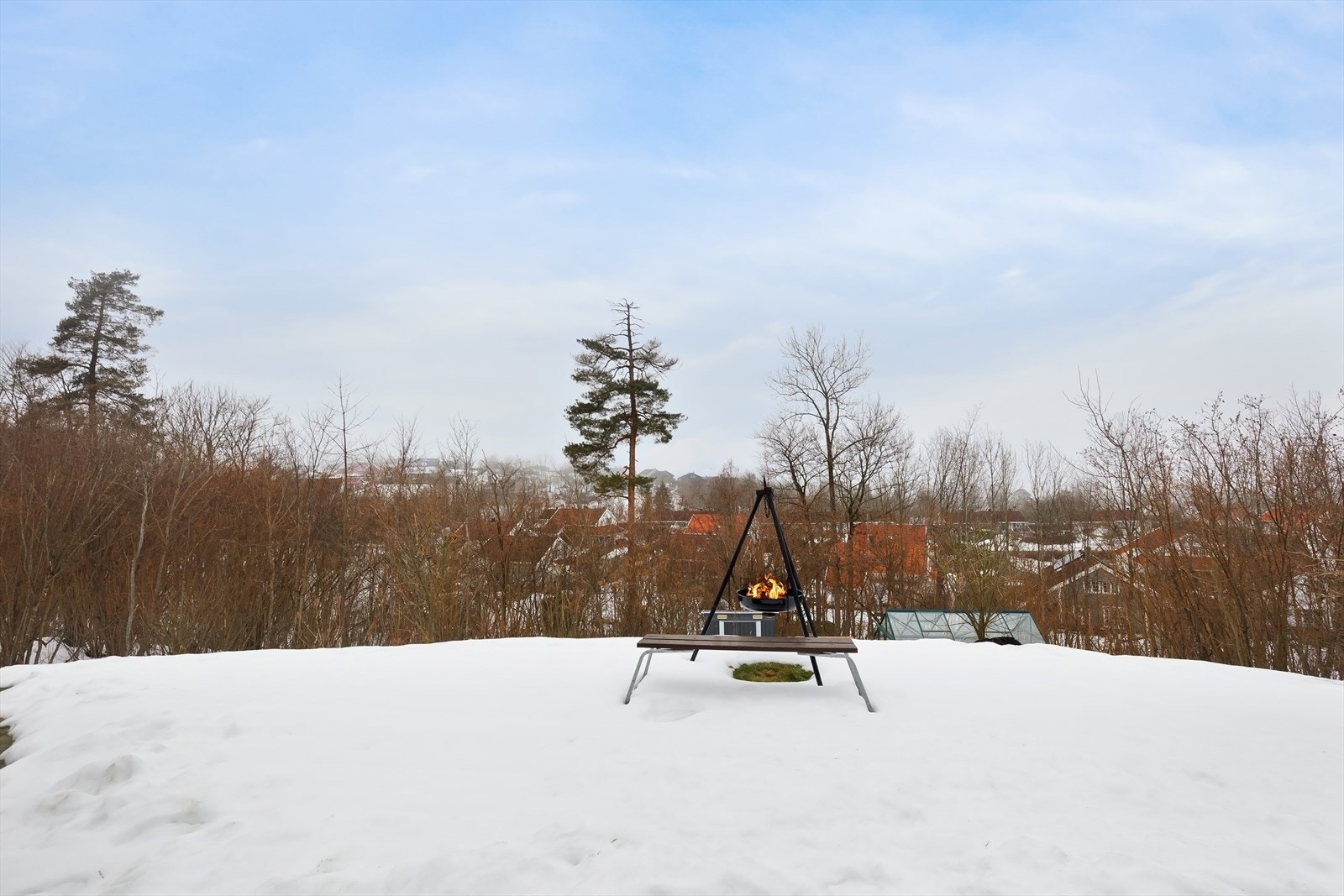 Stor hage med flere boltreplasser. Galleribilde