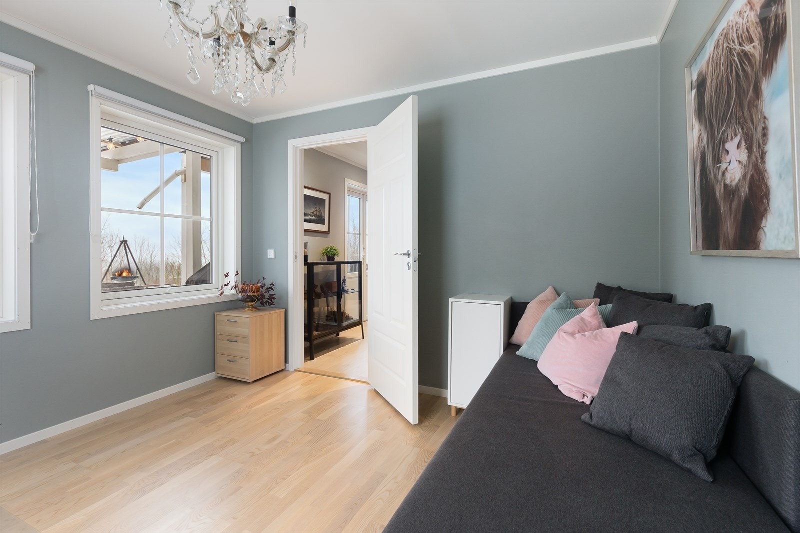 Det vannbåren gulvvarme på alle soverommene. Galleribilde