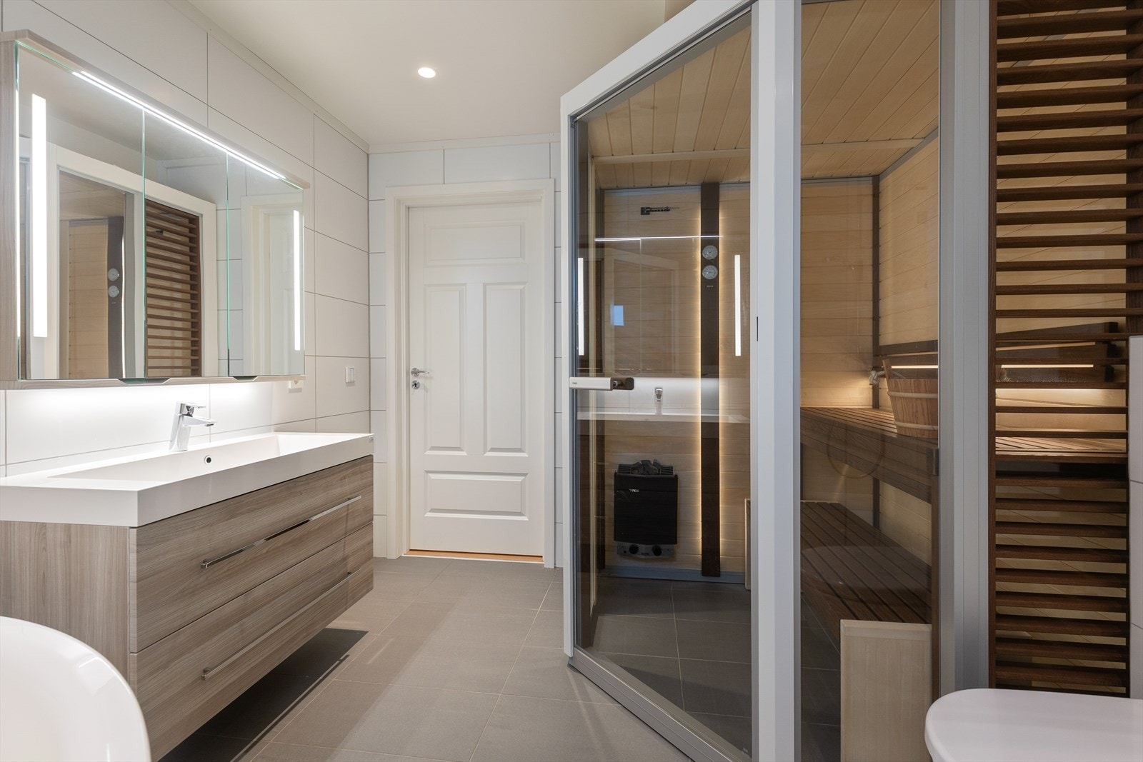 Videre er det også badstue. Galleribilde