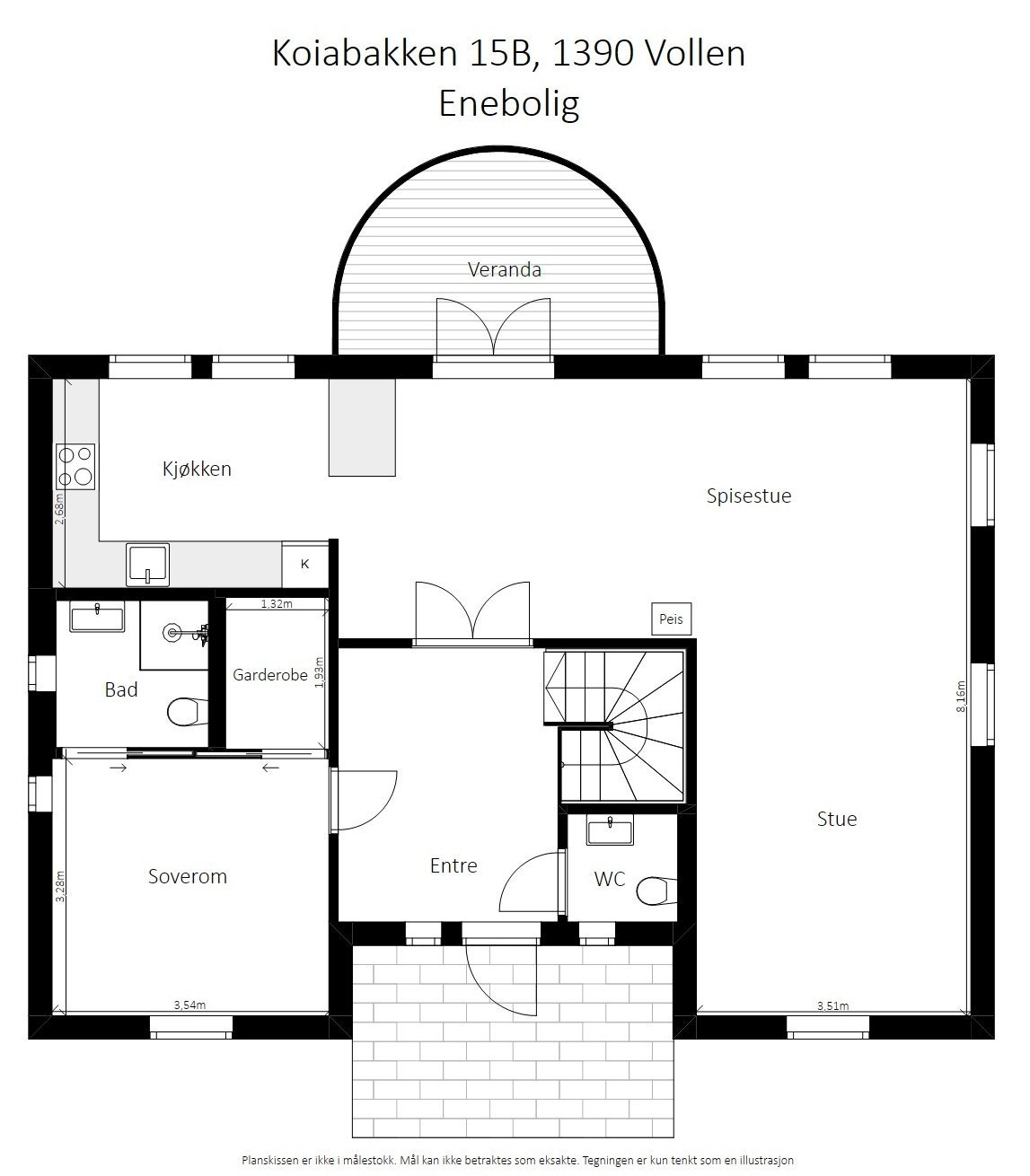 Plantegning 1. etasje. Galleribilde