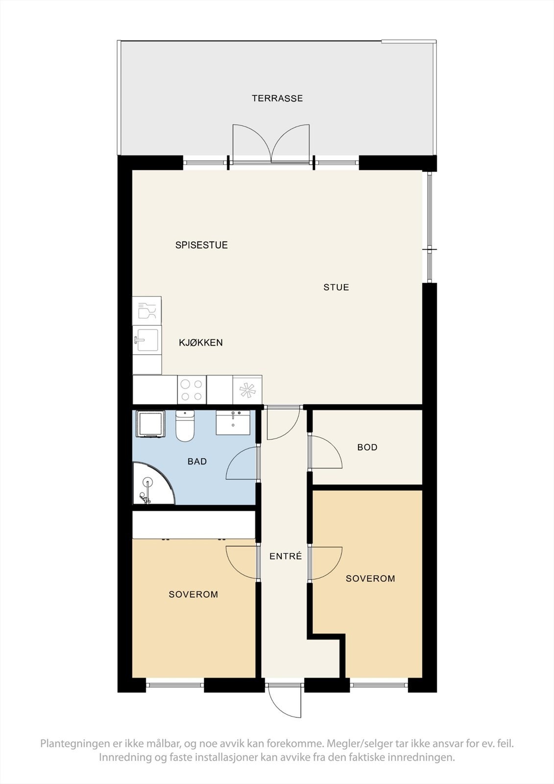 Planskisse Galleribilde