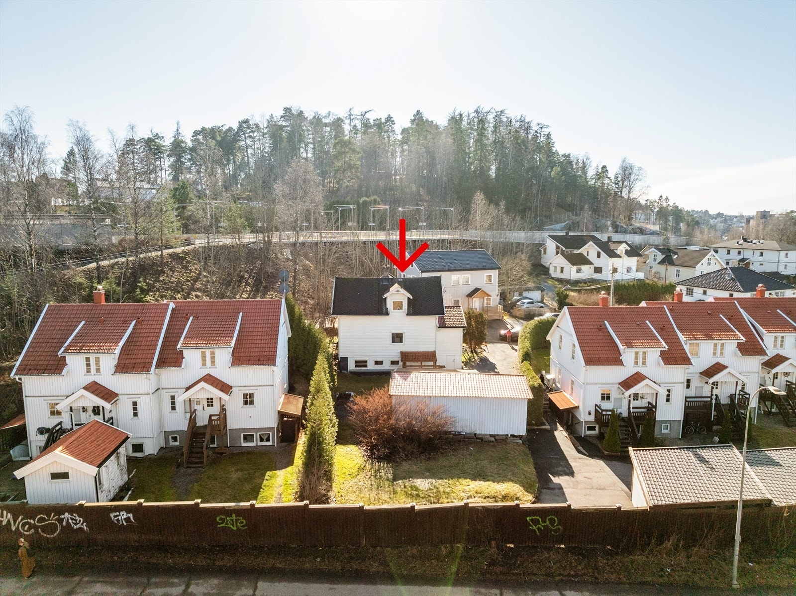 Dronebilde. Galleribilde