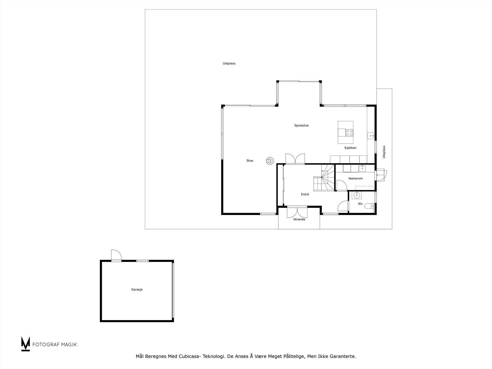 Plantegning første etasje. Galleribilde