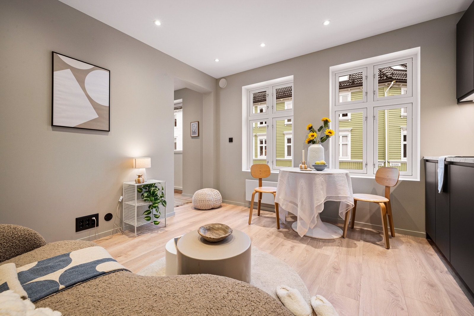 Nye vinduer i bygget Galleribilde