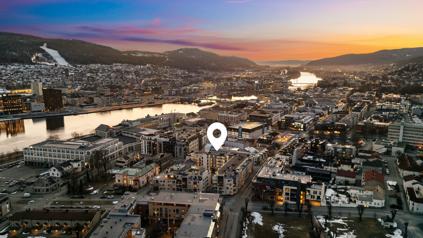 Her bor du svært sentralt på Bragernes, med kort vei til sentrum, flotte turområder i marka og idylliske turstier langs elva Galleribilde