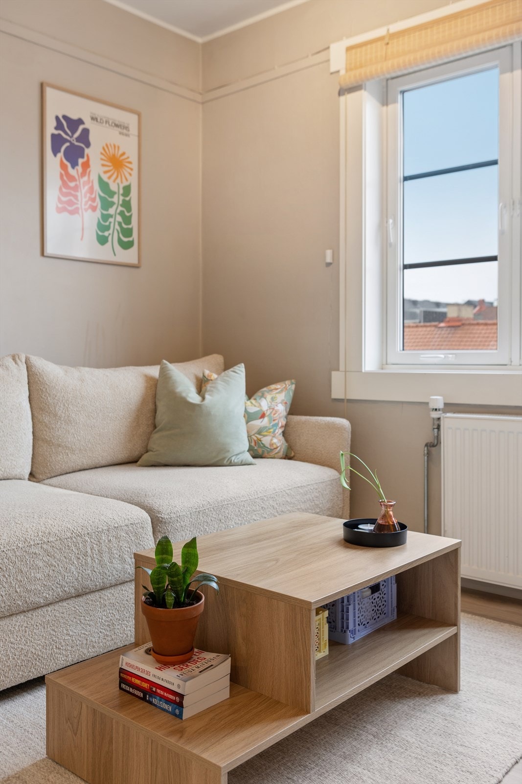 En lys og arealeffektiv leilighet med sentral beliggenhet på Torshov/Grünerløkka. Galleribilde