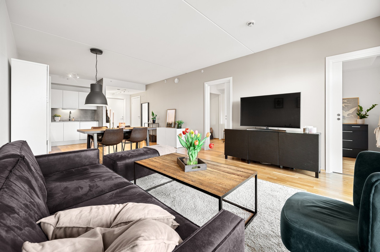 Boligen er på romslige 63 kvm BRA og har fått TG1 på alle punkter fra takstmann. Galleribilde