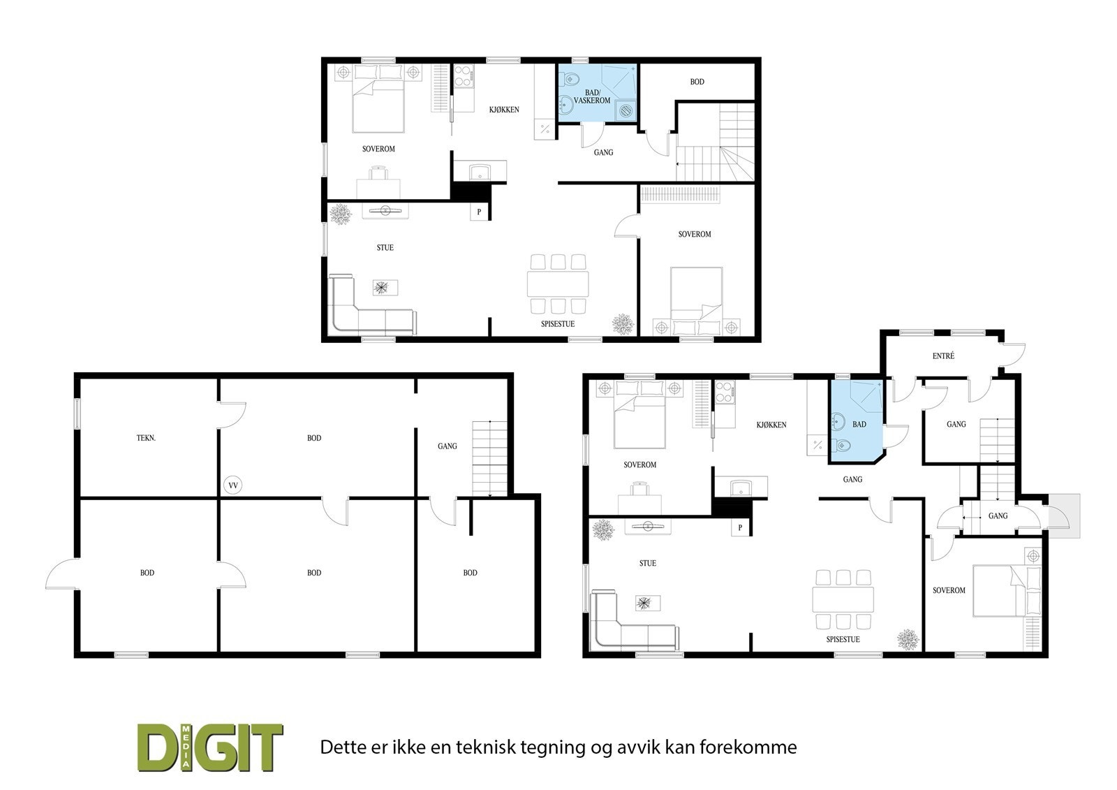 Plantegning. Galleribilde