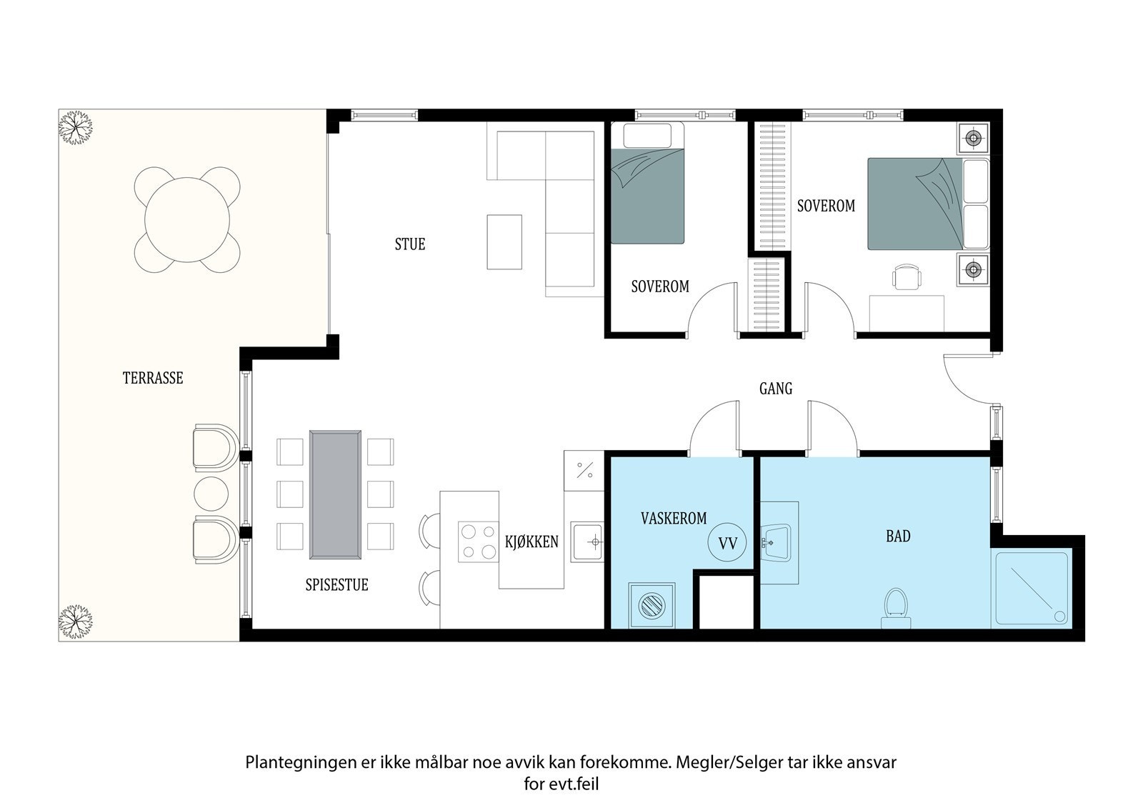 Plantegning - ikke målbar Galleribilde