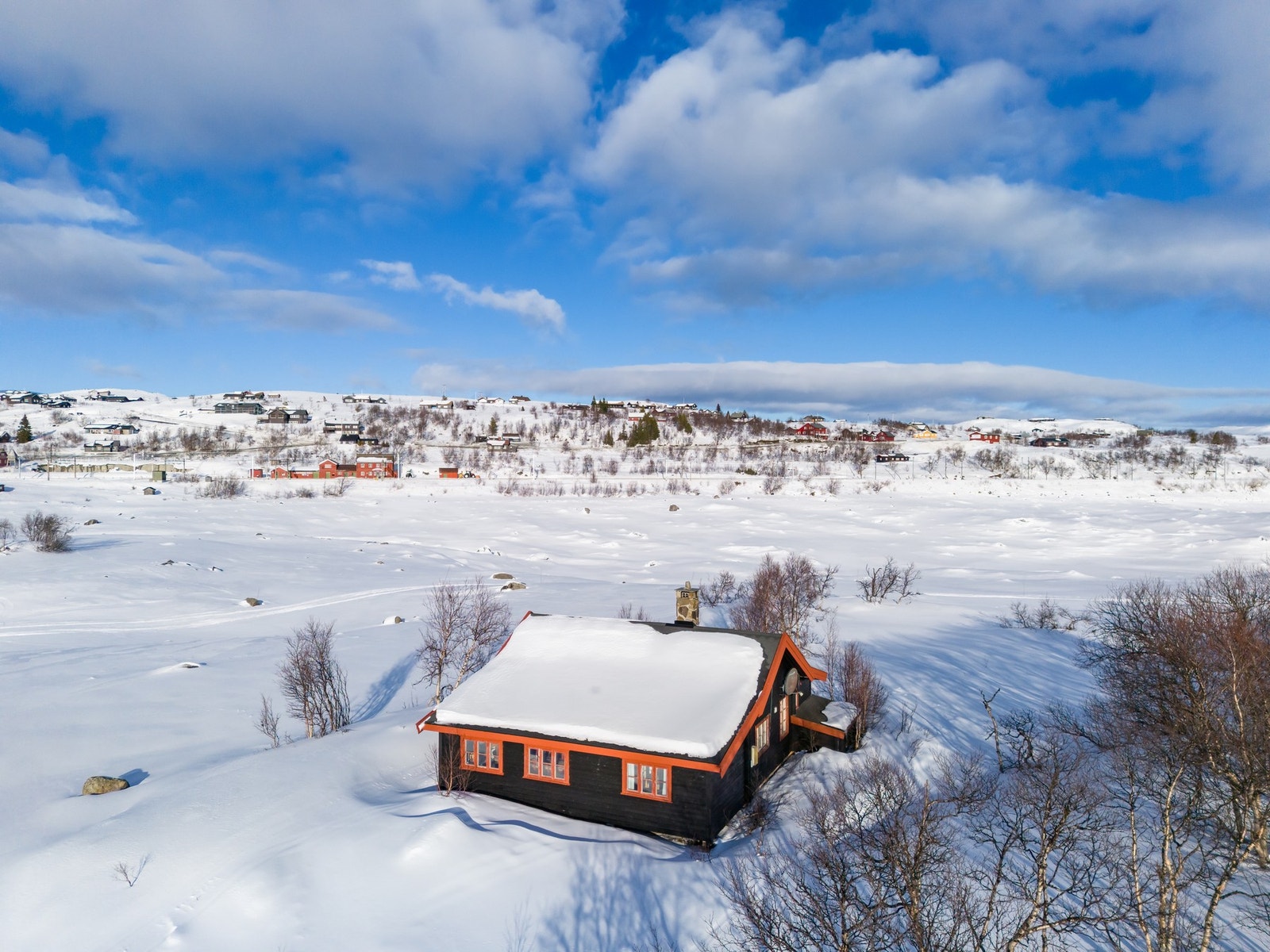Dette er stedet for deg som søker et enkelt, ekte og tilbaketrukket hytteliv Galleribilde