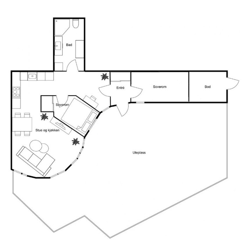 Plantegning Galleribilde